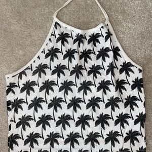 Brandy Melville Palm Tree Halter Top